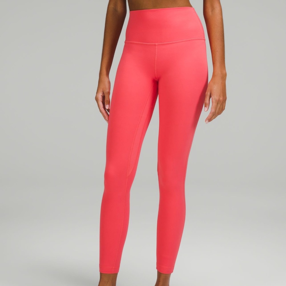Lululemon align high rise leggings 28” raspberry cream